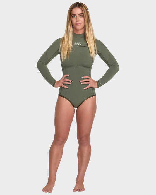 Roxy 1.5 Elite Xtra Stretch Cheeky LS - Sage