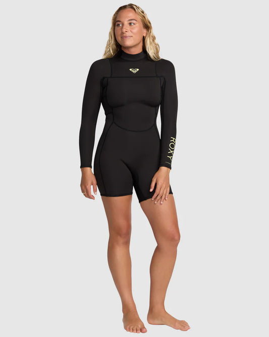 Roxy 2/2 Prologue+ LS FL Spring - Black - Star Surf + Skate