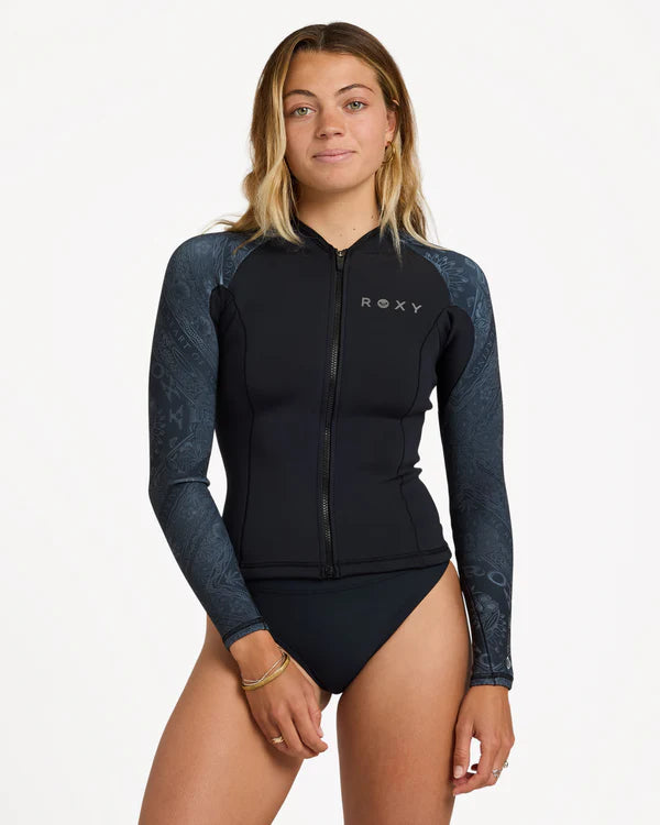 Roxy 1.0 Swell Natural FZ Jacket - Bandana