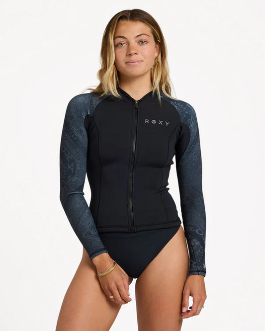 Roxy 1.0 Swell Natural FZ Jacket - Bandana