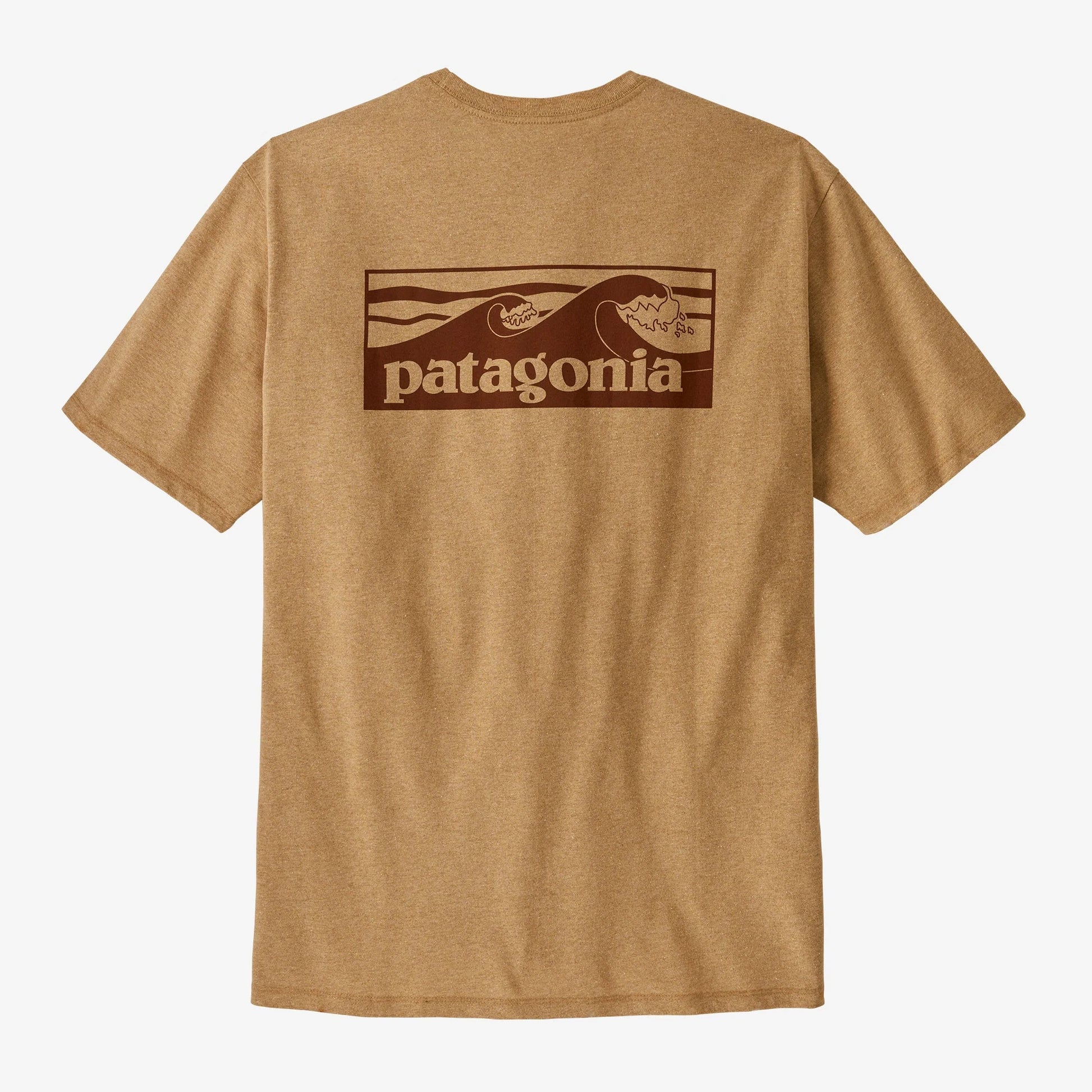 Patagonia M'S Boardshort Logo Pocket Responsibili Tee - Talon Gold - Star Surf + Skate