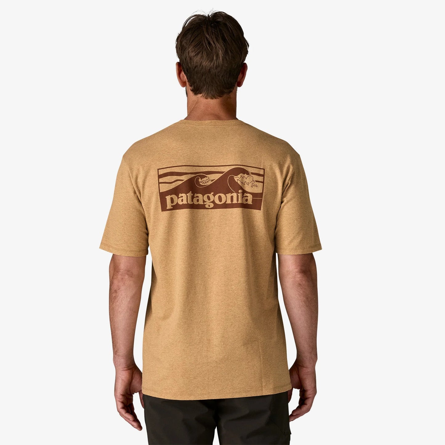 Patagonia M'S Boardshort Logo Pocket Responsibili Tee - Talon Gold - Star Surf + Skate