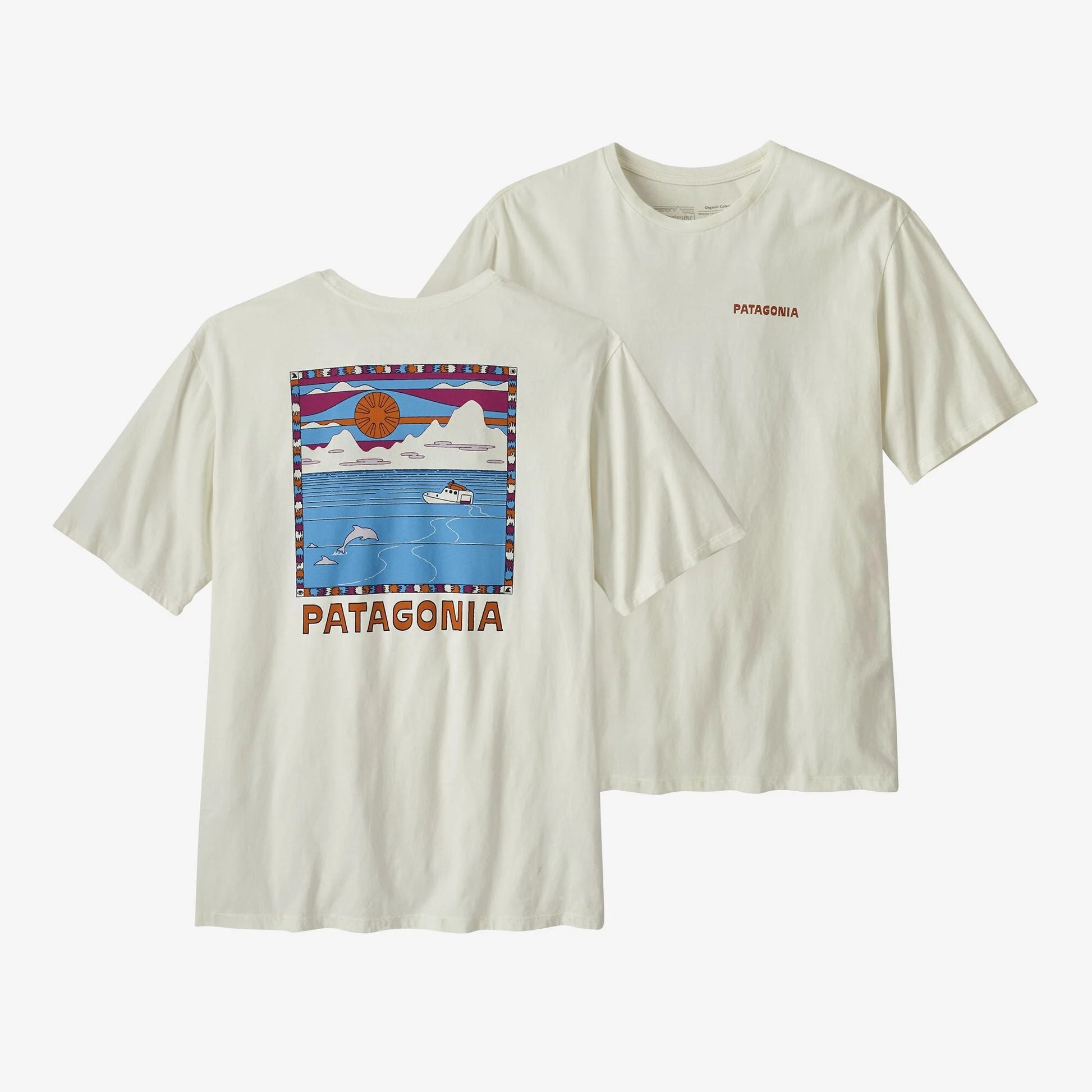 Patagonia M's Summit Swell Organic T-Shirt - Birch White - Star Surf + Skate