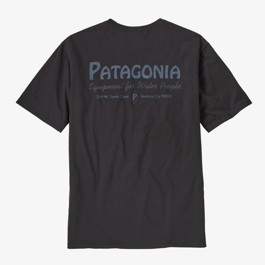 Patagonia Mens Water People Organic Pocket SS Tee - Water People Banner:Ink Black - Star Surf + Skate