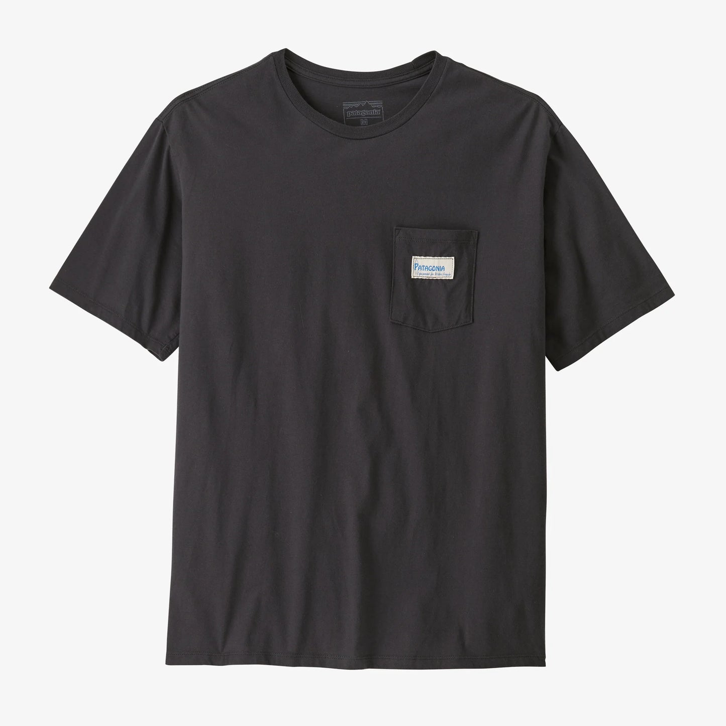 Patagonia Mens Water People Organic Pocket SS Tee - Water People Banner:Ink Black - Star Surf + Skate