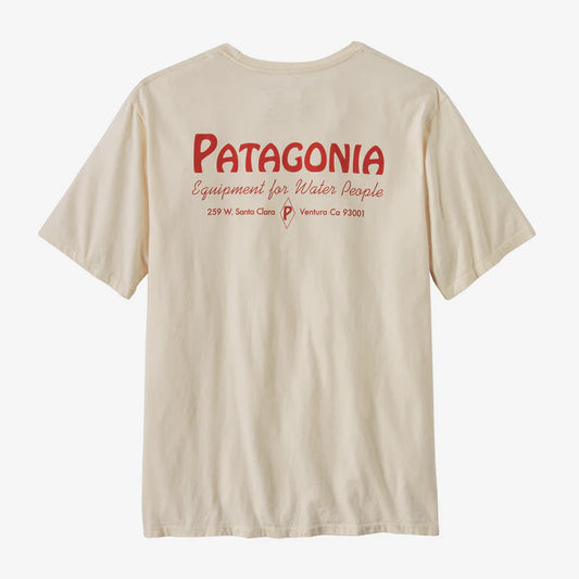 Patagonia Mens Water People Organic Pocket SS Tee - Water People Banner:Undyed Natural - Star Surf + Skate