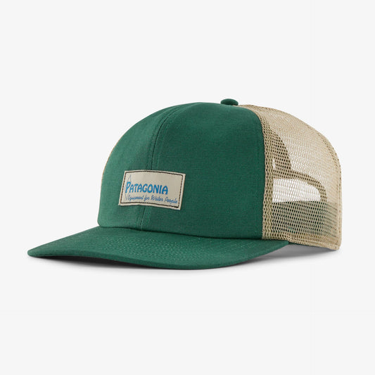 Patagonia Relaxed Trucker Hat - Water People Label:Conifer Green - Star Surf + Skate
