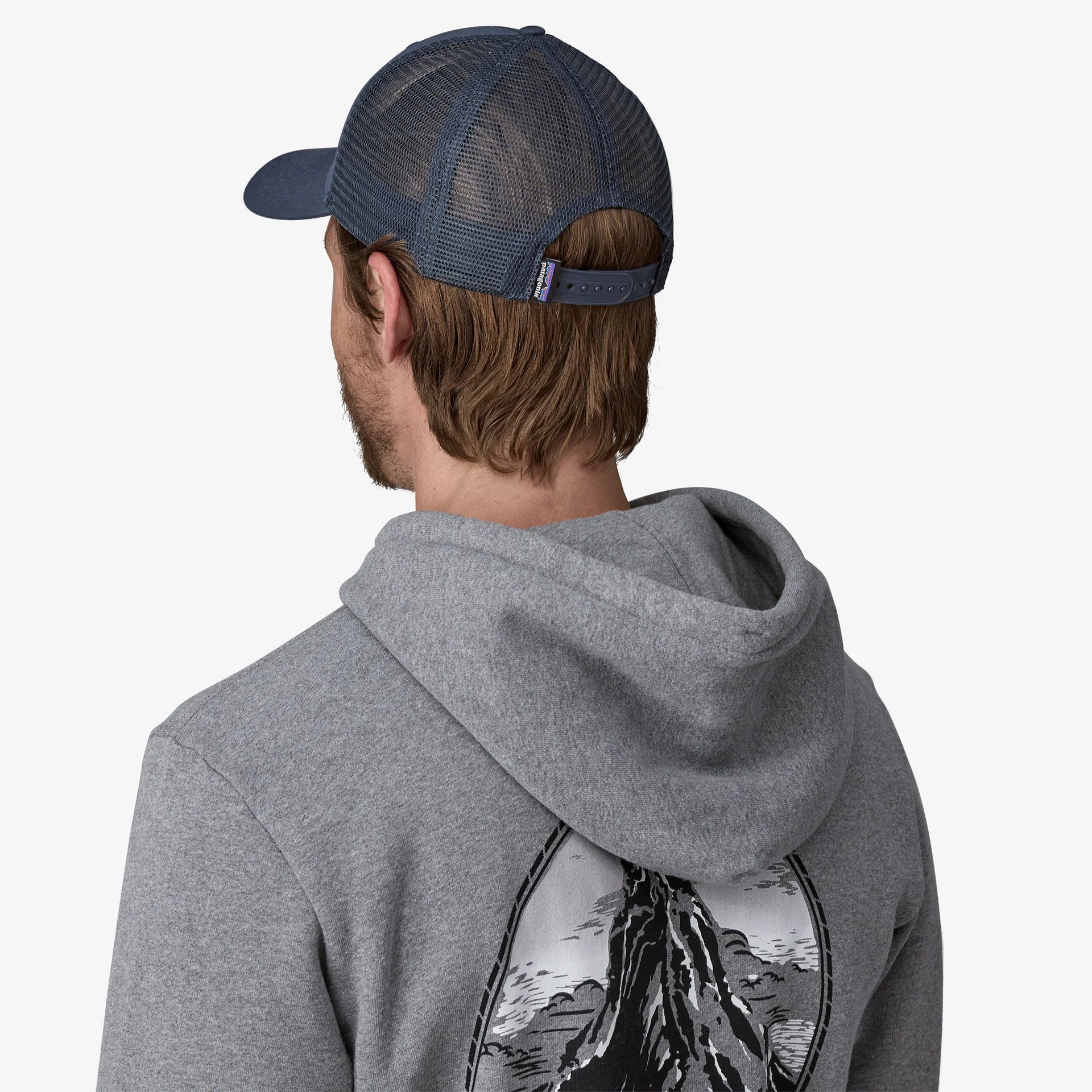 Patagonia P-6 Logo Lopro Trucker Hat - New Navy - Star Surf + Skate