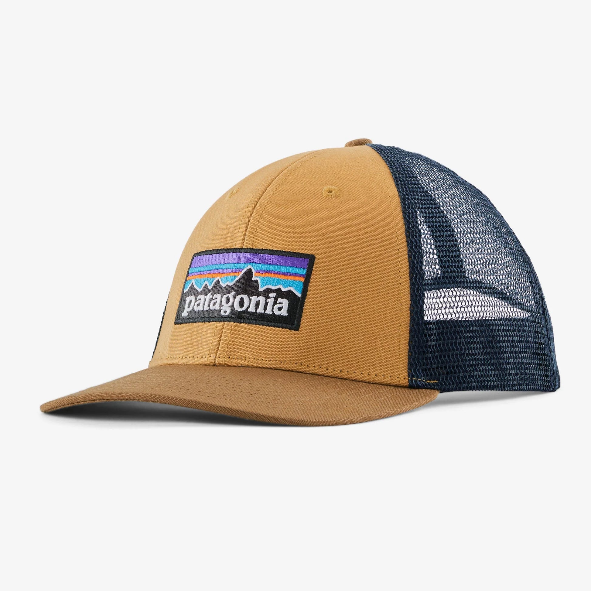 Patagonia P-6 Logo Lopro Trucker Hat - Talon Gold - Star Surf + Skate