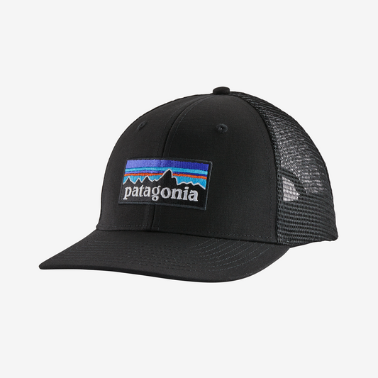 Patagonia P-6 logo trucker - Black