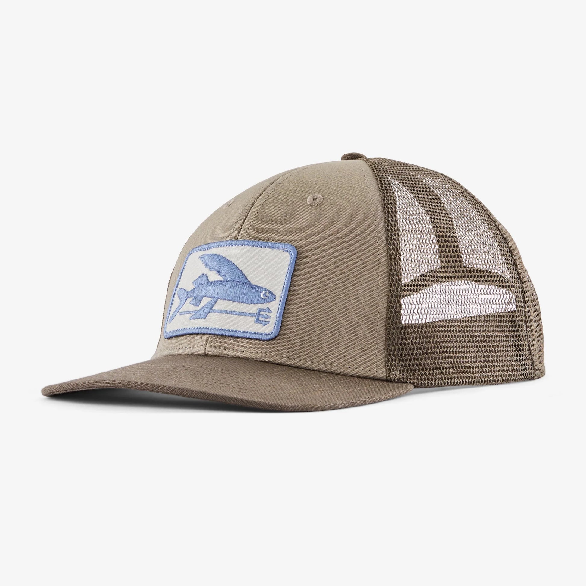 Patagonia Flying Fish LoPro Trucker Hat - Flying Fish Fork:Marlow Brown - Star Surf + Skate