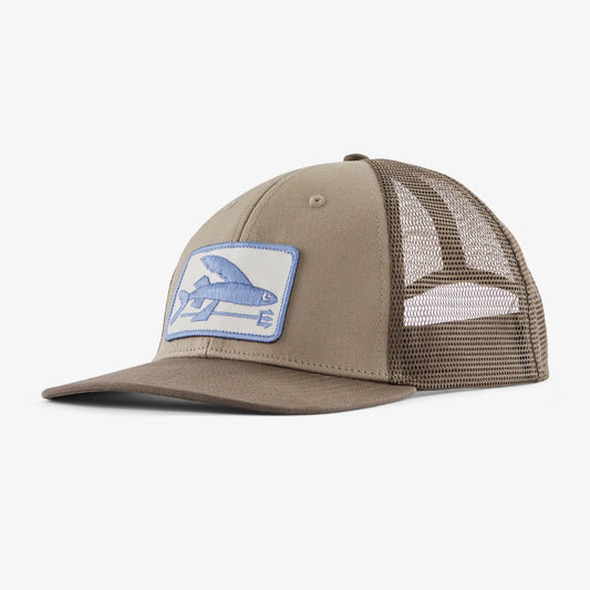 Patagonia Flying Fish LoPro Trucker Hat - Flying Fish Fork:Marlow Brown - Star Surf + Skate