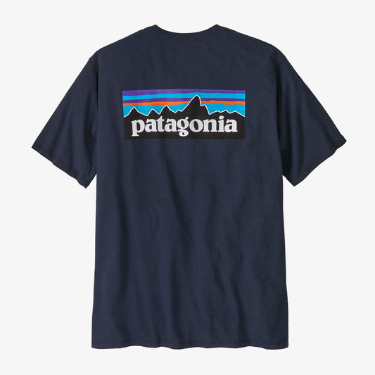 Patagonia P-6 Logo Responsibili Tee SS - New Navy - Star Surf + Skate