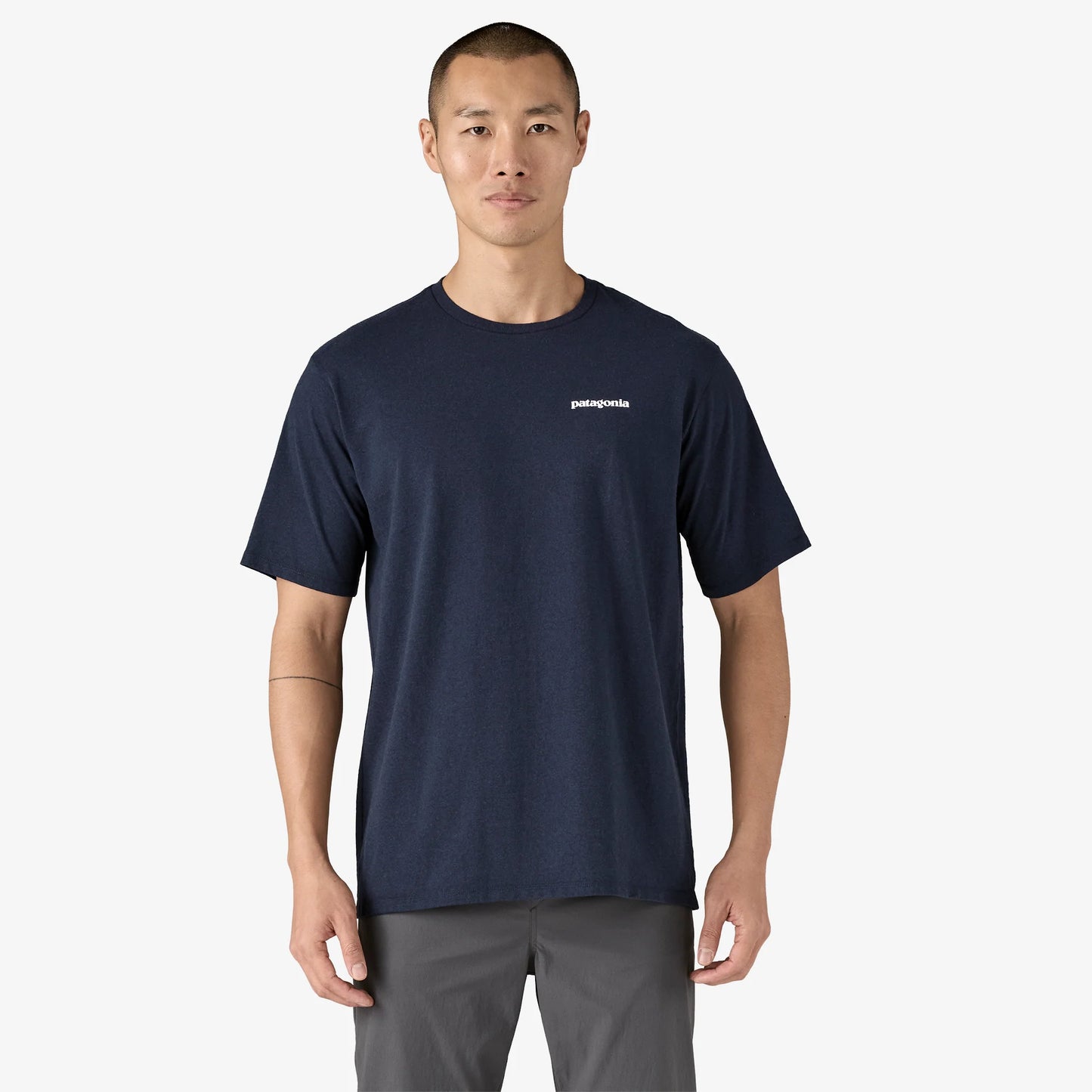 Patagonia P-6 Logo Responsibili Tee SS - New Navy - Star Surf + Skate