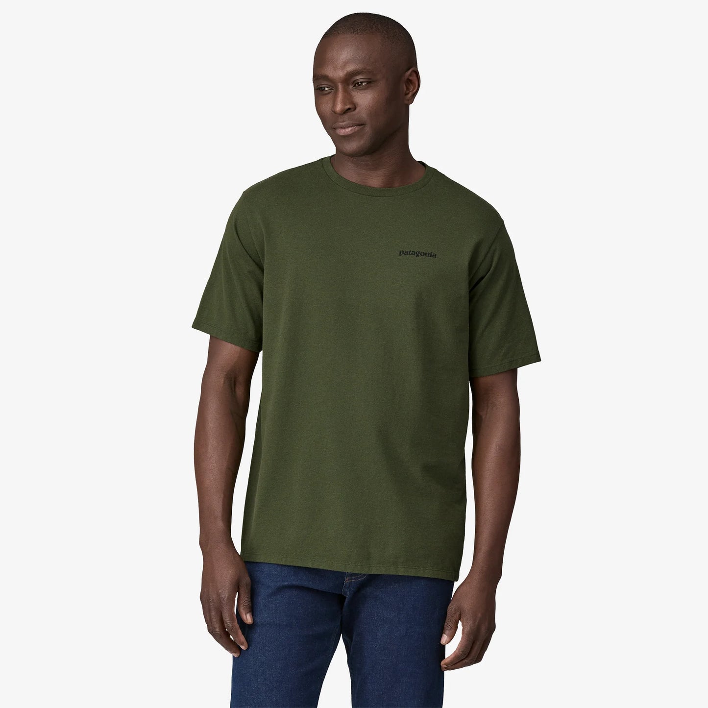Patagonia Mens P-6 Logo Responsibili-Tee - Torey Pine Green - Star Surf + Skate