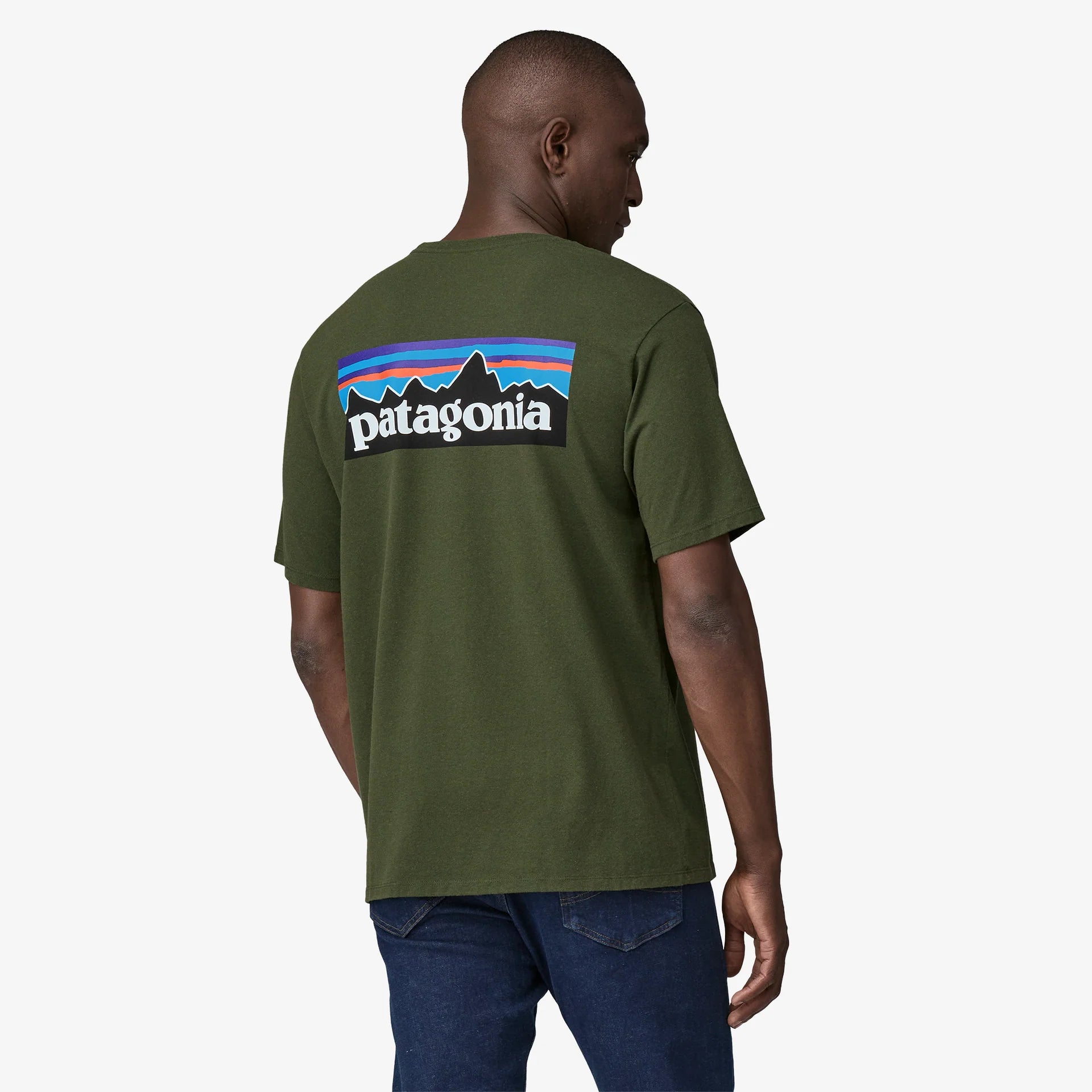 Patagonia Mens P-6 Logo Responsibili-Tee - Torey Pine Green - Star Surf + Skate