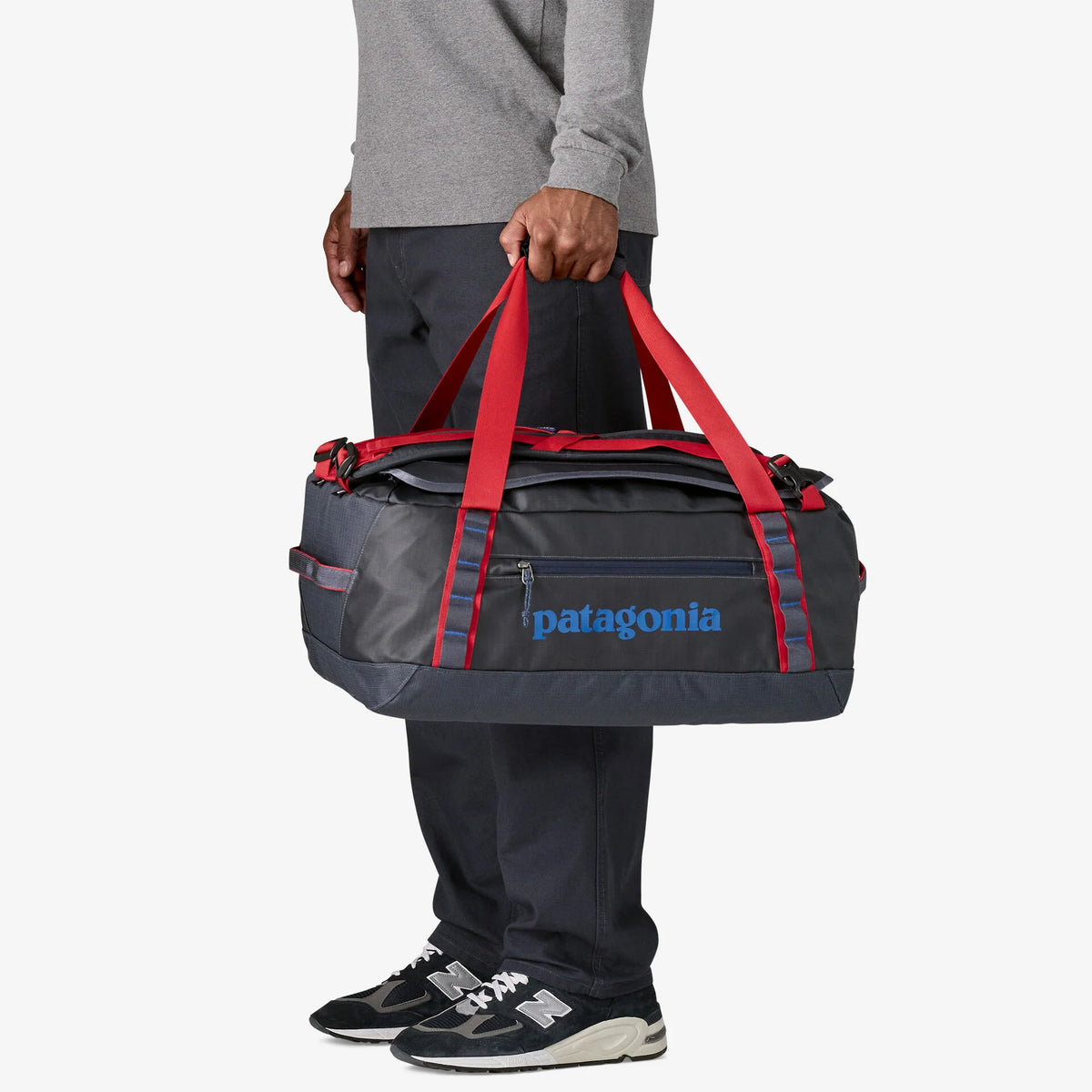 Patagonia Black Hole Duffel 40L - Smolder Blue w/Amanita Red