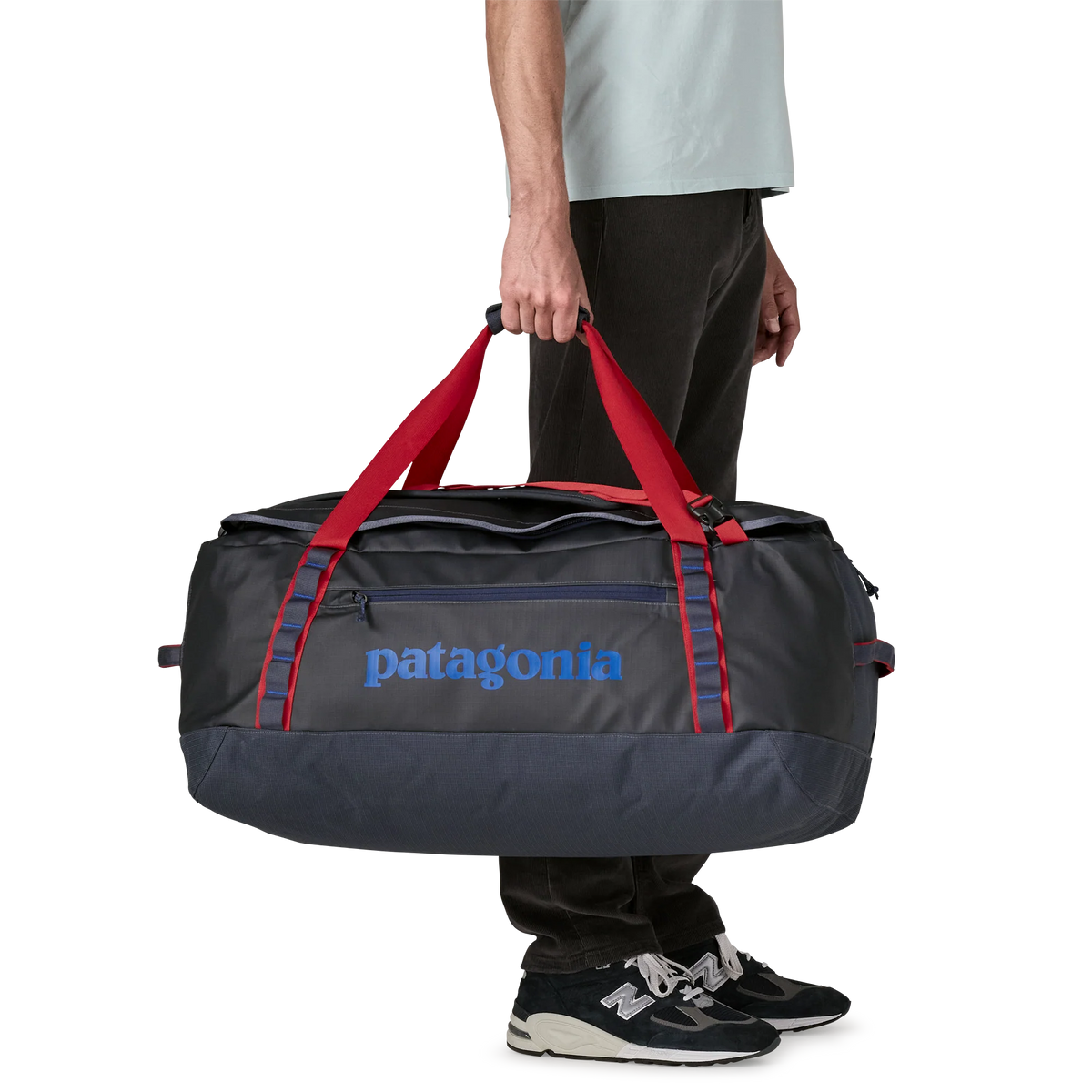 Patagonia Black Hole Duffel 70L - Smolder Blue w/Amanita Red