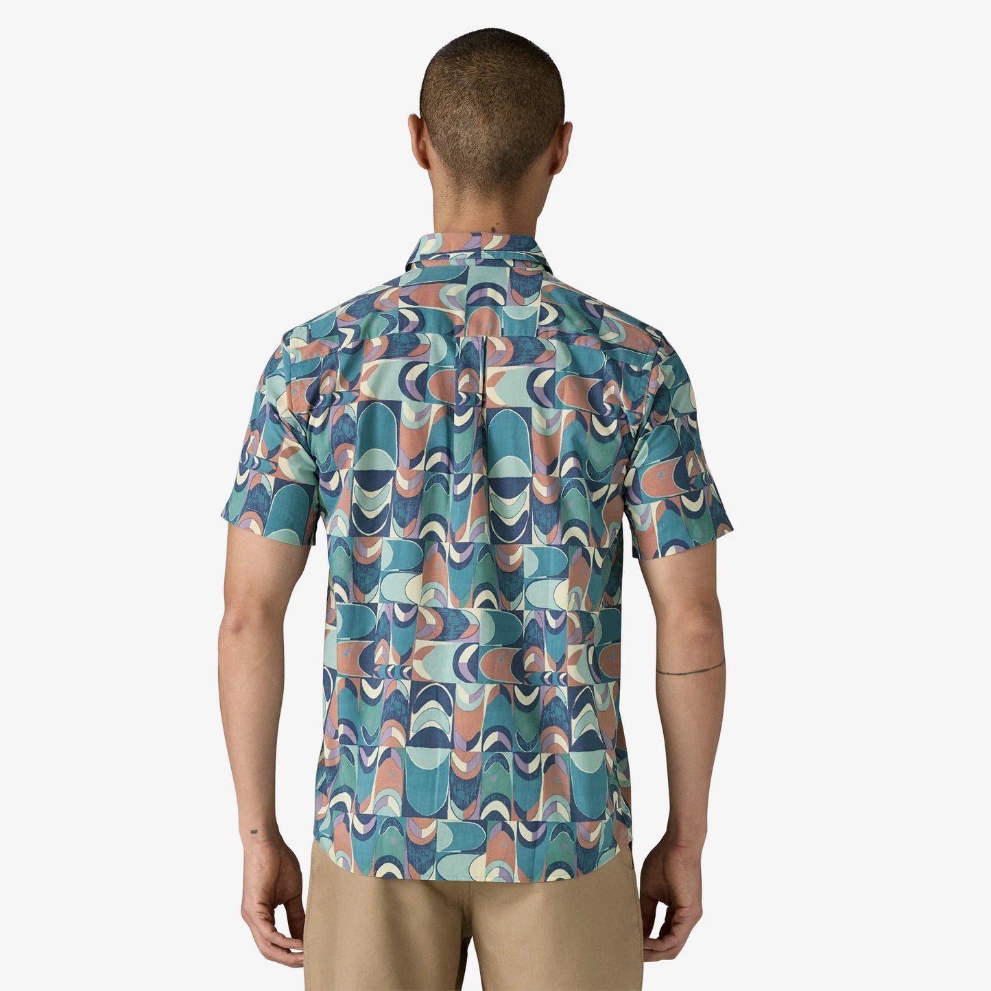 Patagonia Go To Shirt - Swallowtail Geo:Still Blue - Star Surf + Skate