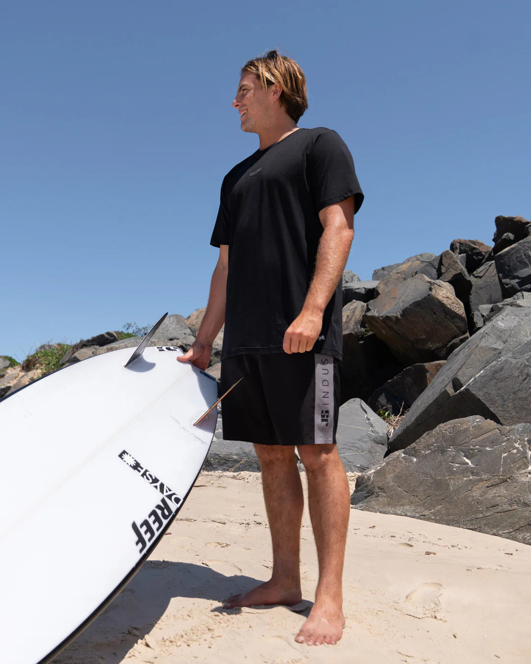 JS Panel Boardshort - Black/Grey