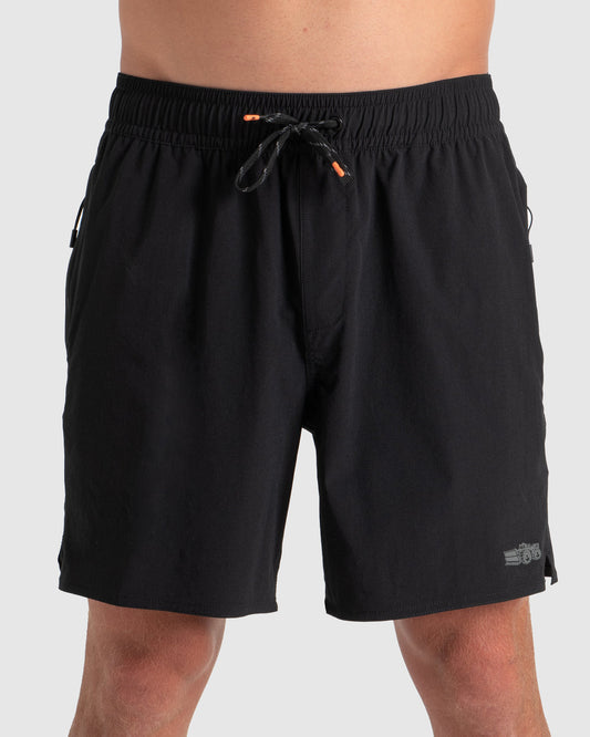 JS Fusion Walkshort - Black - Star Surf + Skate
