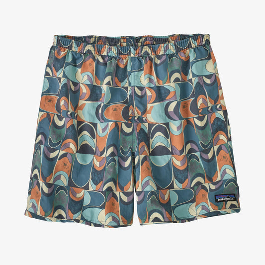 Patagonia Mens Baggies Shorts - 5inch - Swallowtail Geo:Still Blue