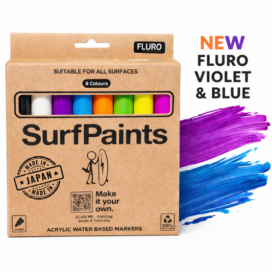 Surf Paints Fluro 8 Pack - Star Surf + Skate