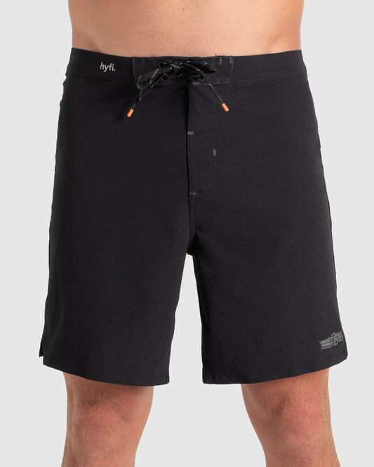 JS HYFI Performer Boardshort - Black - Star Surf + Skate