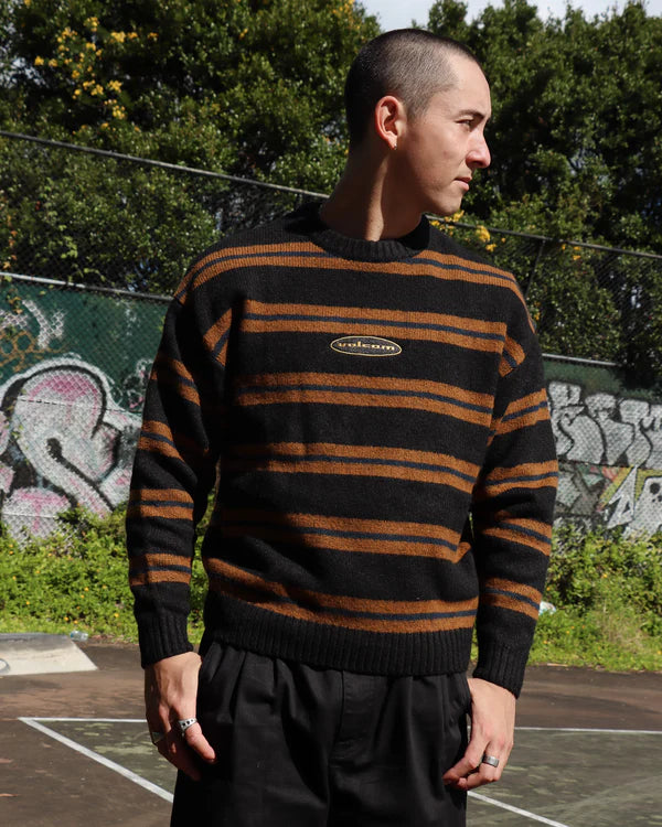 Volcom Striperstand Sweater - Black - Star Surf + Skate