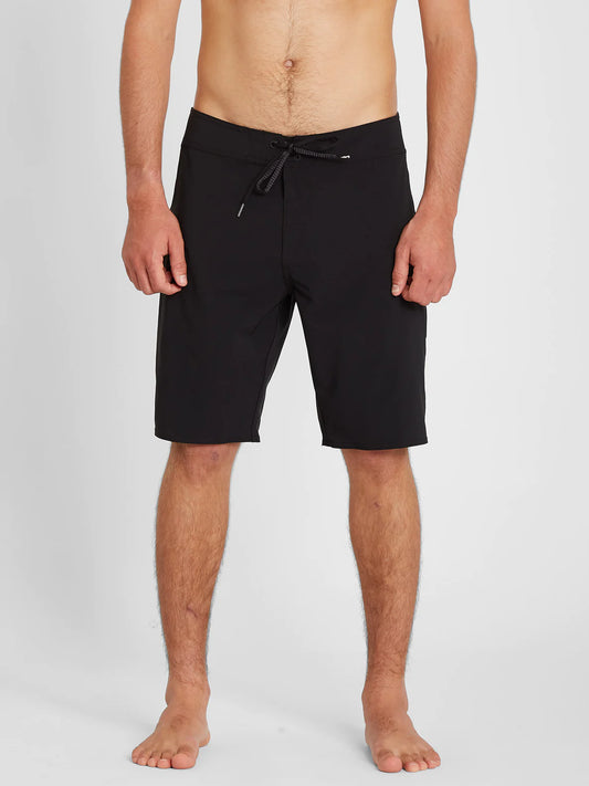 Volcom Lido Solid Mod 20" Boardshort - Black - Star Surf + Skate