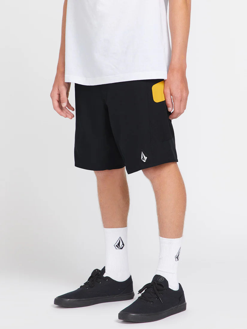 Volcom Surf Vitals Yago Dora 19" Boardshorts - Black - Star Surf + Skate