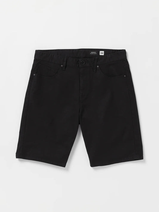 Volcom Modown Canvas 5 Pckt Short 20" - Black - Star Surf + Skate