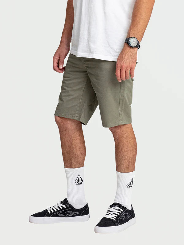 Volcom Solver Lite 5 Pckt Short 19" - Brindle - Star Surf + Skate