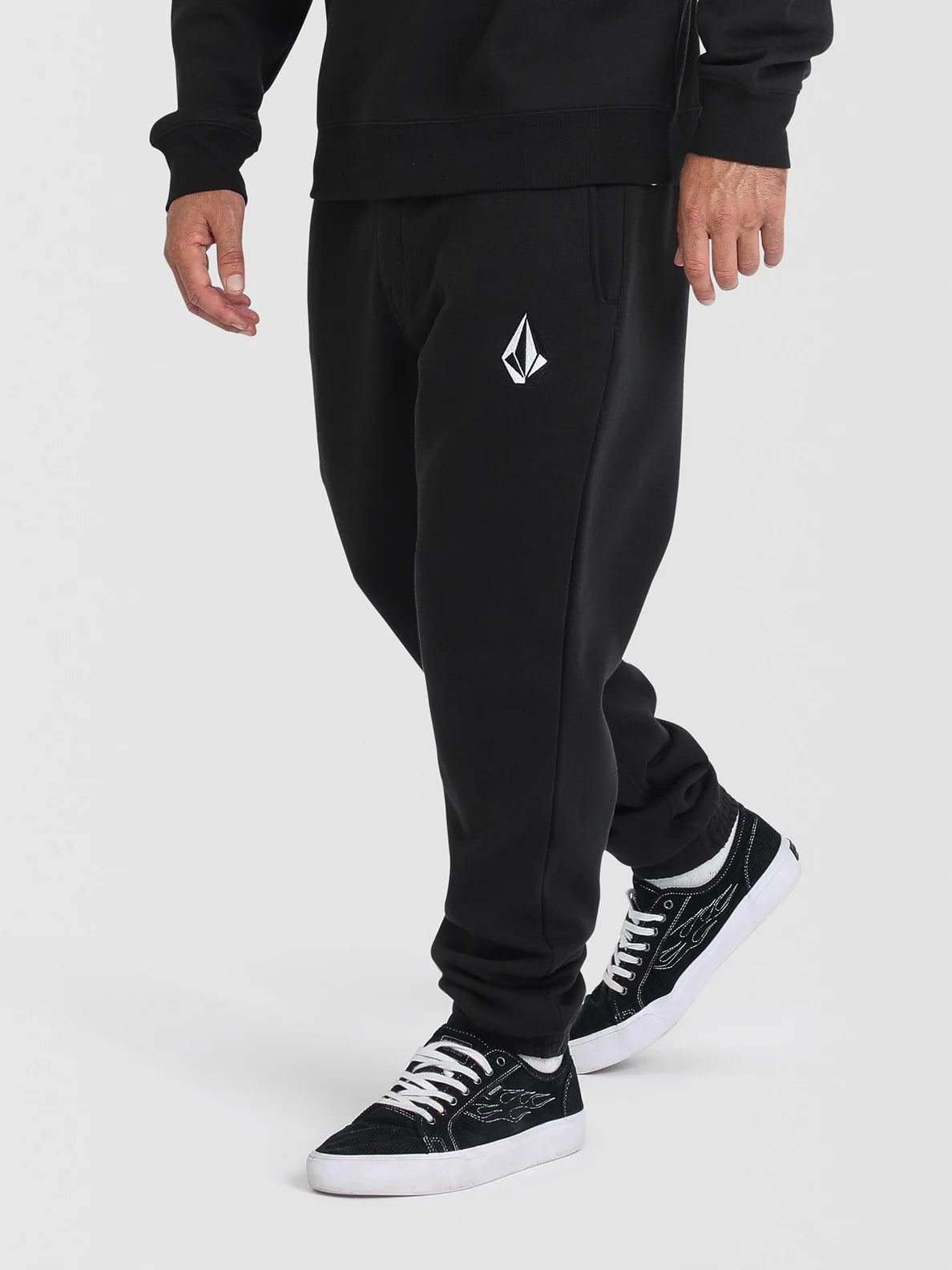 Volcom Vologo Fleece Pant - Black - Star Surf + Skate