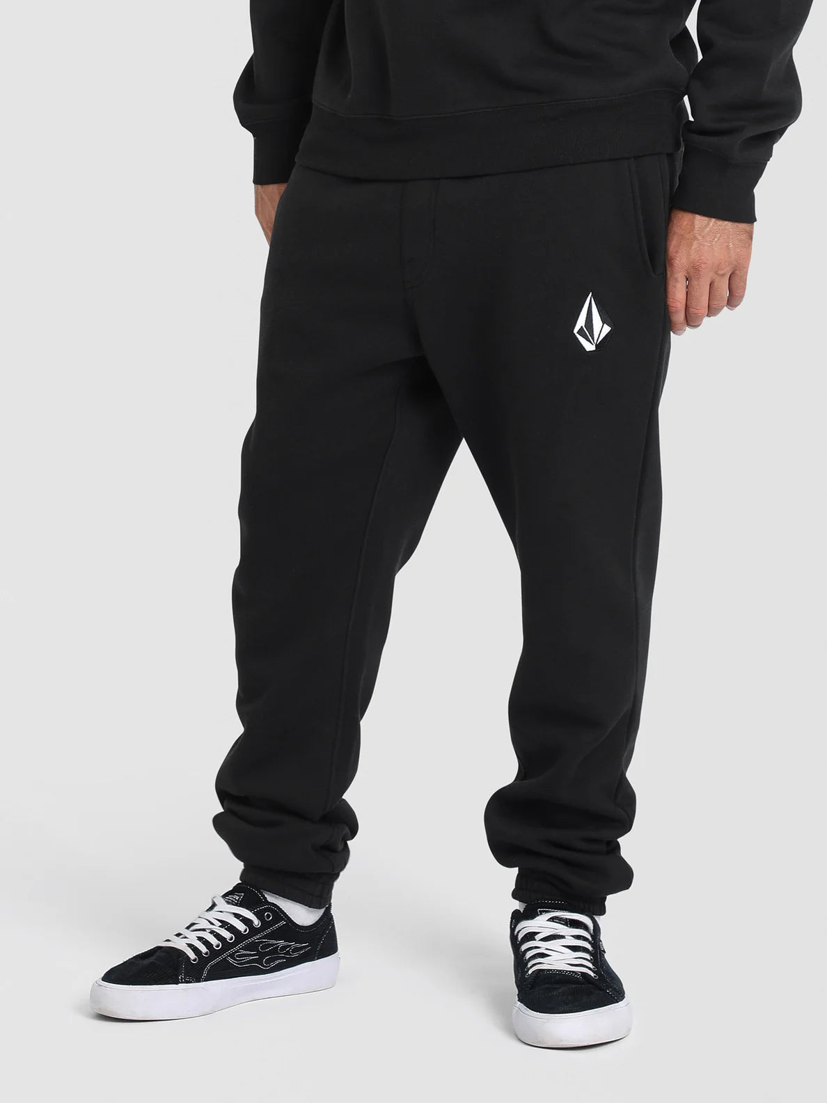 Volcom Vologo Fleece Pant - Black - Star Surf + Skate