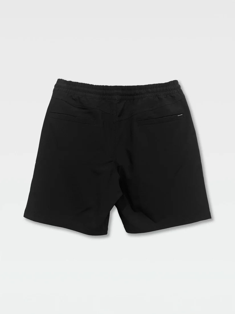 Volcom AU Cross Shred Elastic Waist 18" Shorts - Black - Star Surf + Skate