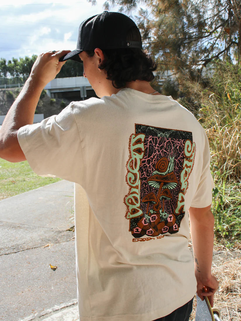 Volcom Mindoor Loose SS Tee - Dirty White - Star Surf + Skate