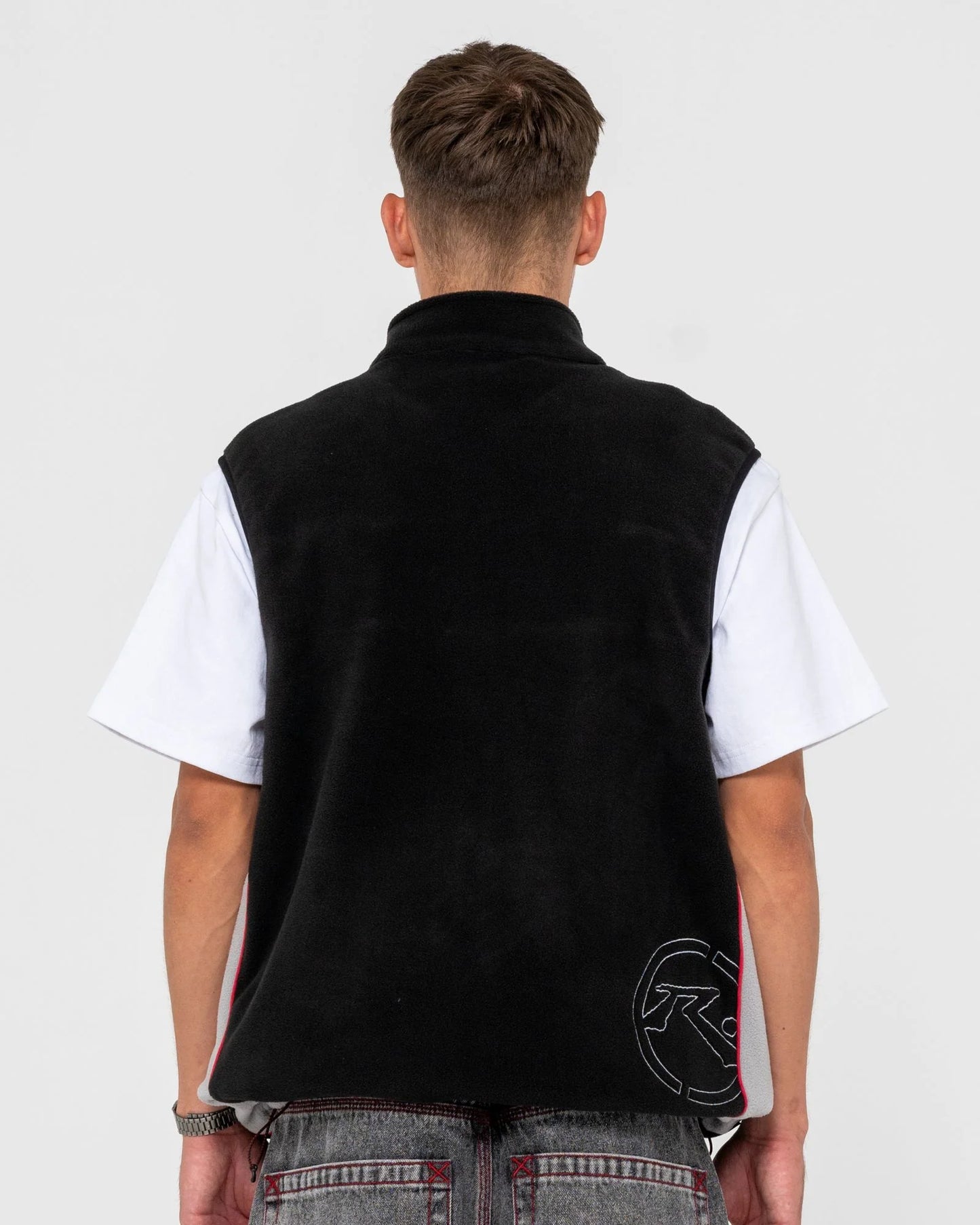 Rusty Viper Fleece Vest - Black