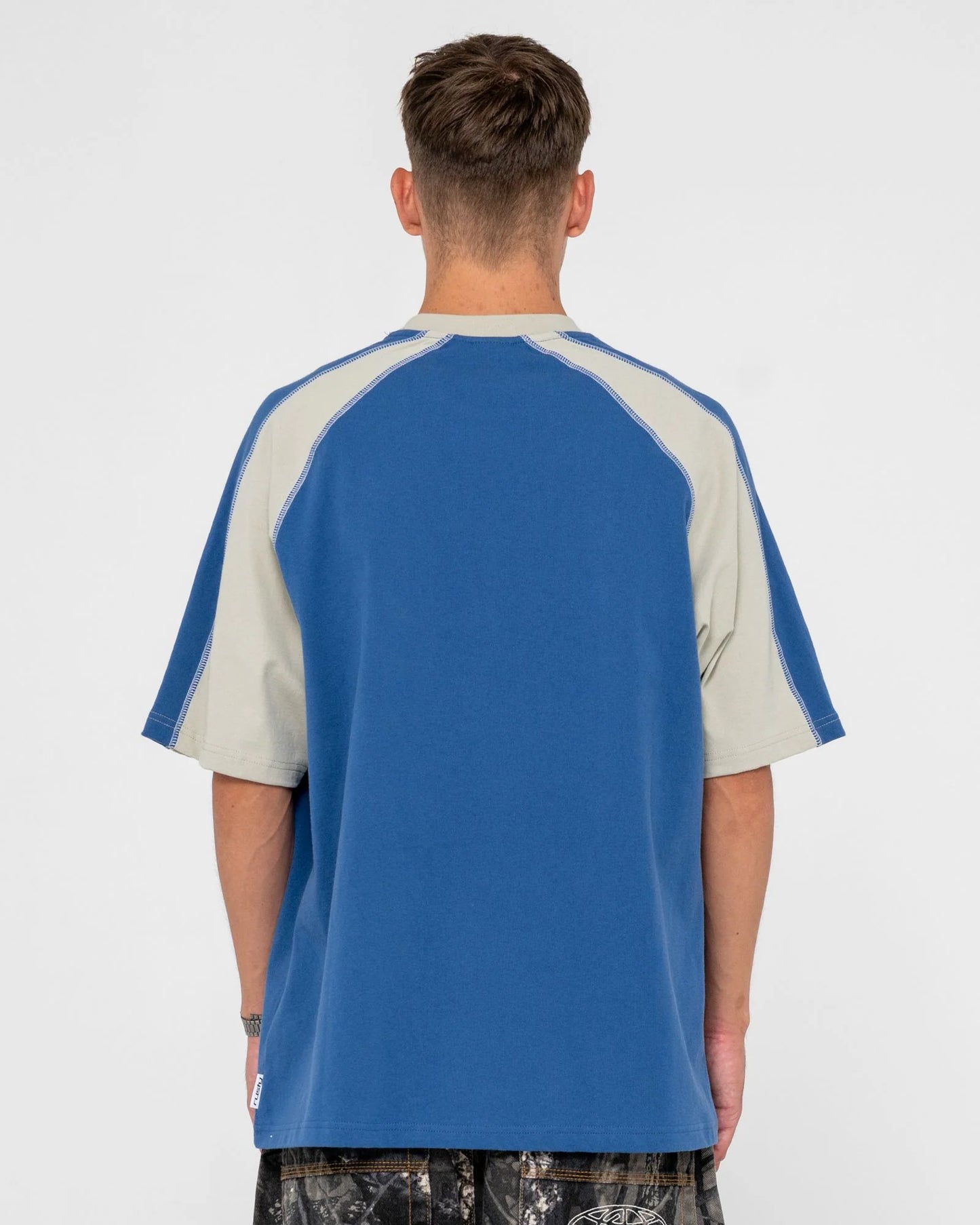Rusty Fade SS Tee - Blue