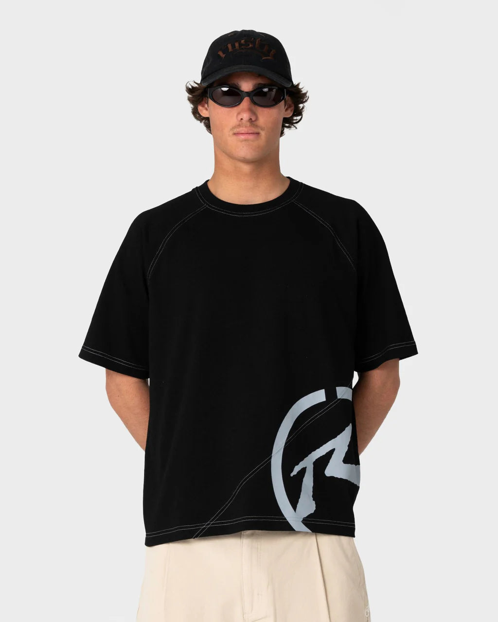 Rusty Pablo Flash SS Tee - Black - Star Surf + Skate