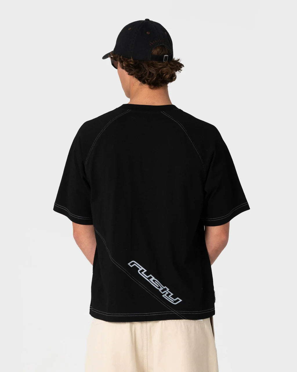 Rusty Pablo Flash SS Tee - Black - Star Surf + Skate