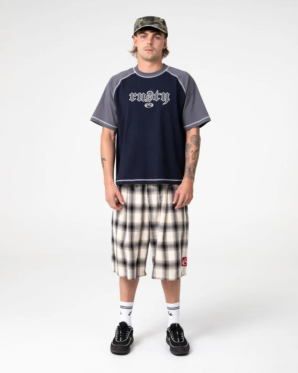 Rusty Decoy SS Tee - Navy Blue