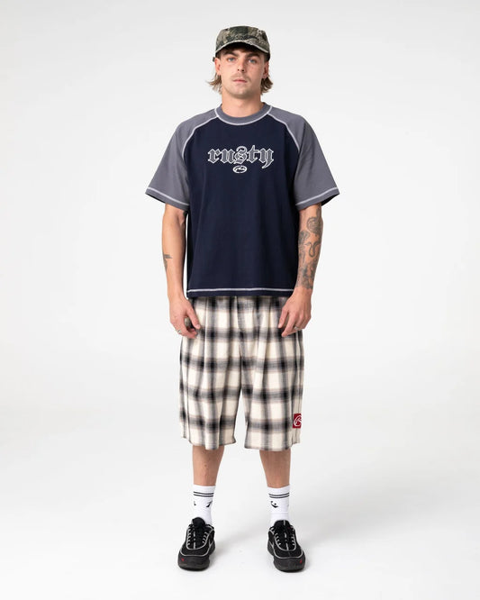 Rusty Decoy SS Tee - Navy Blue