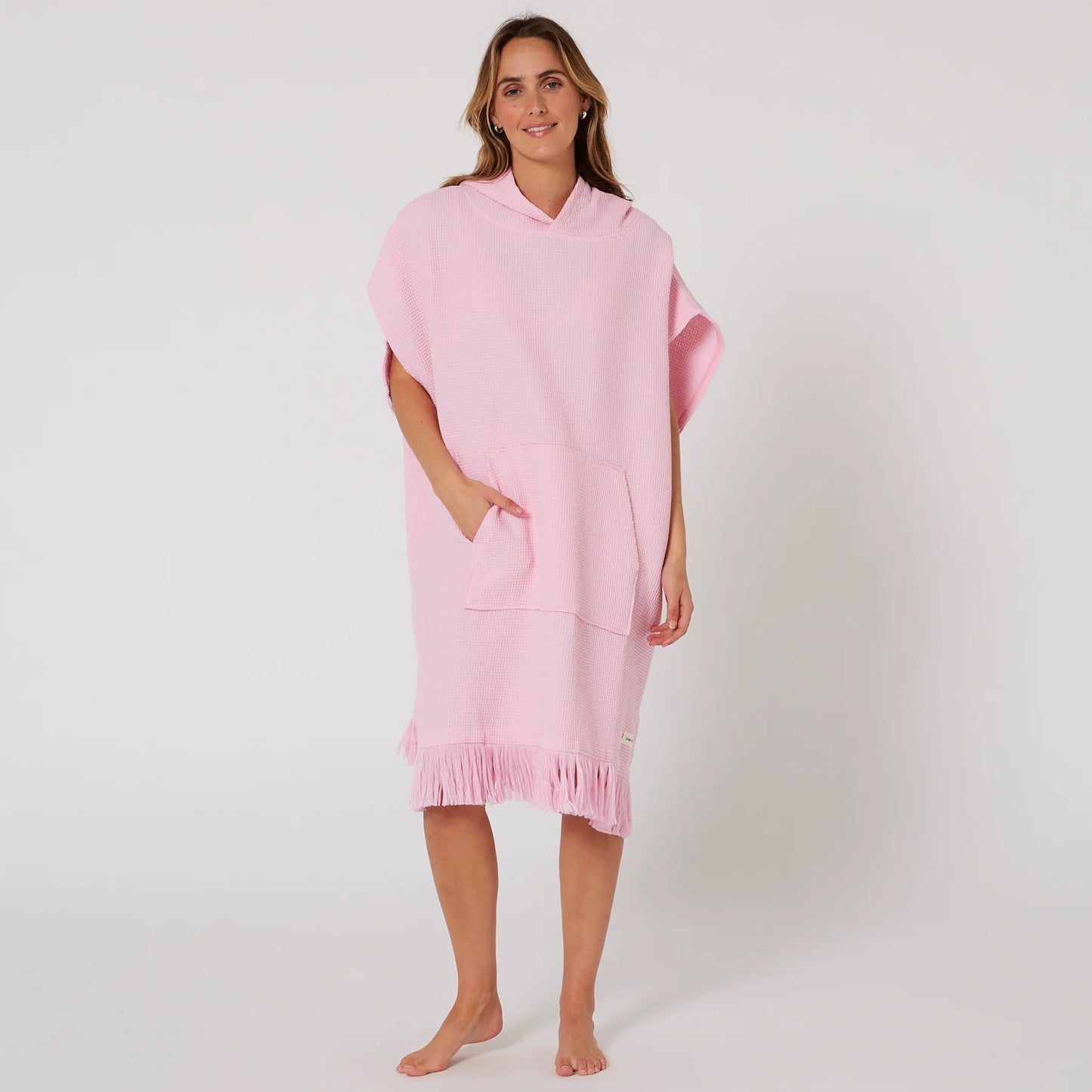 Ocean & Earth Ladies Waffle Hooded Poncho - Star Surf + Skate
