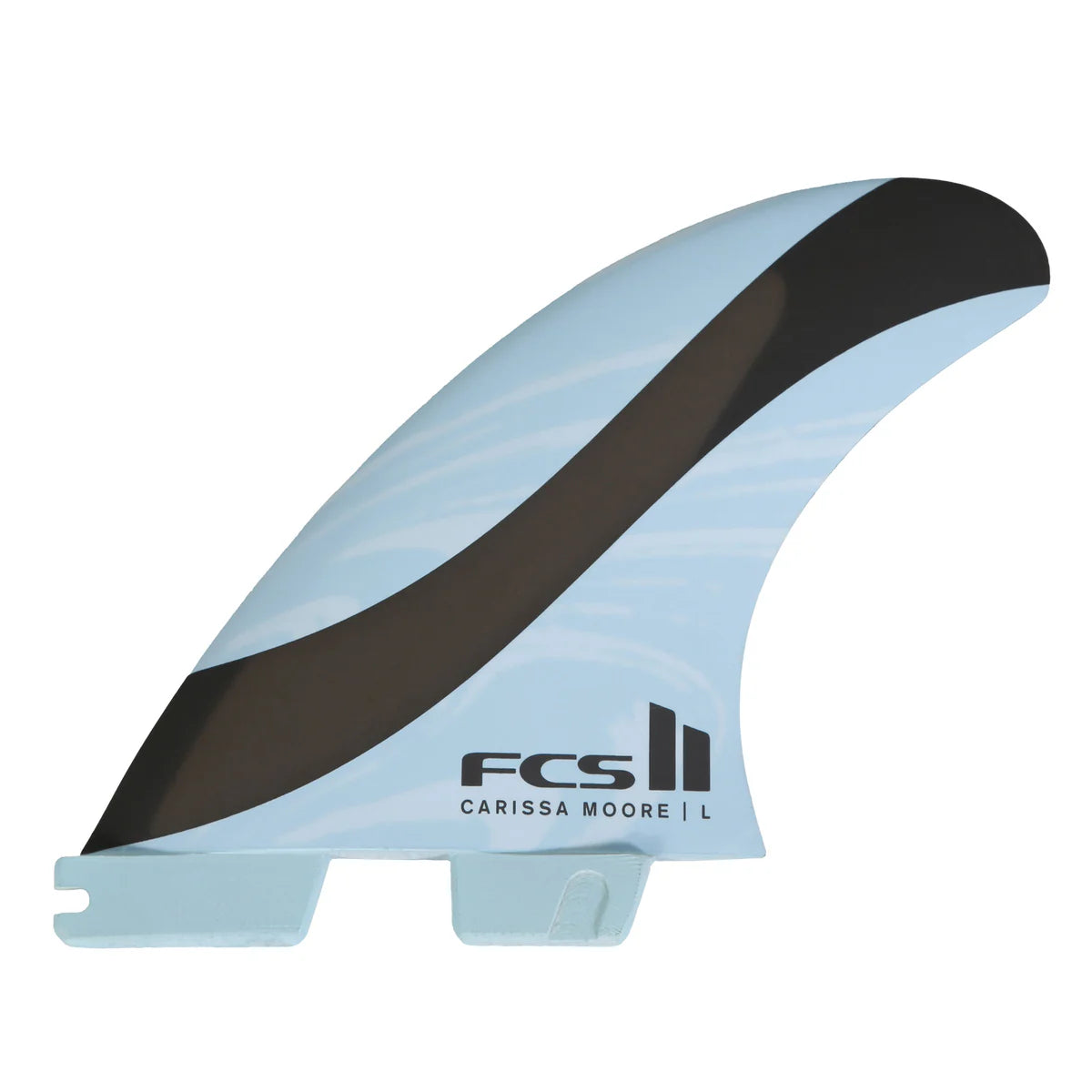 FCS II Carissa Moore Signature Tri Fin Set -Blue/Black - Star Surf + Skate
