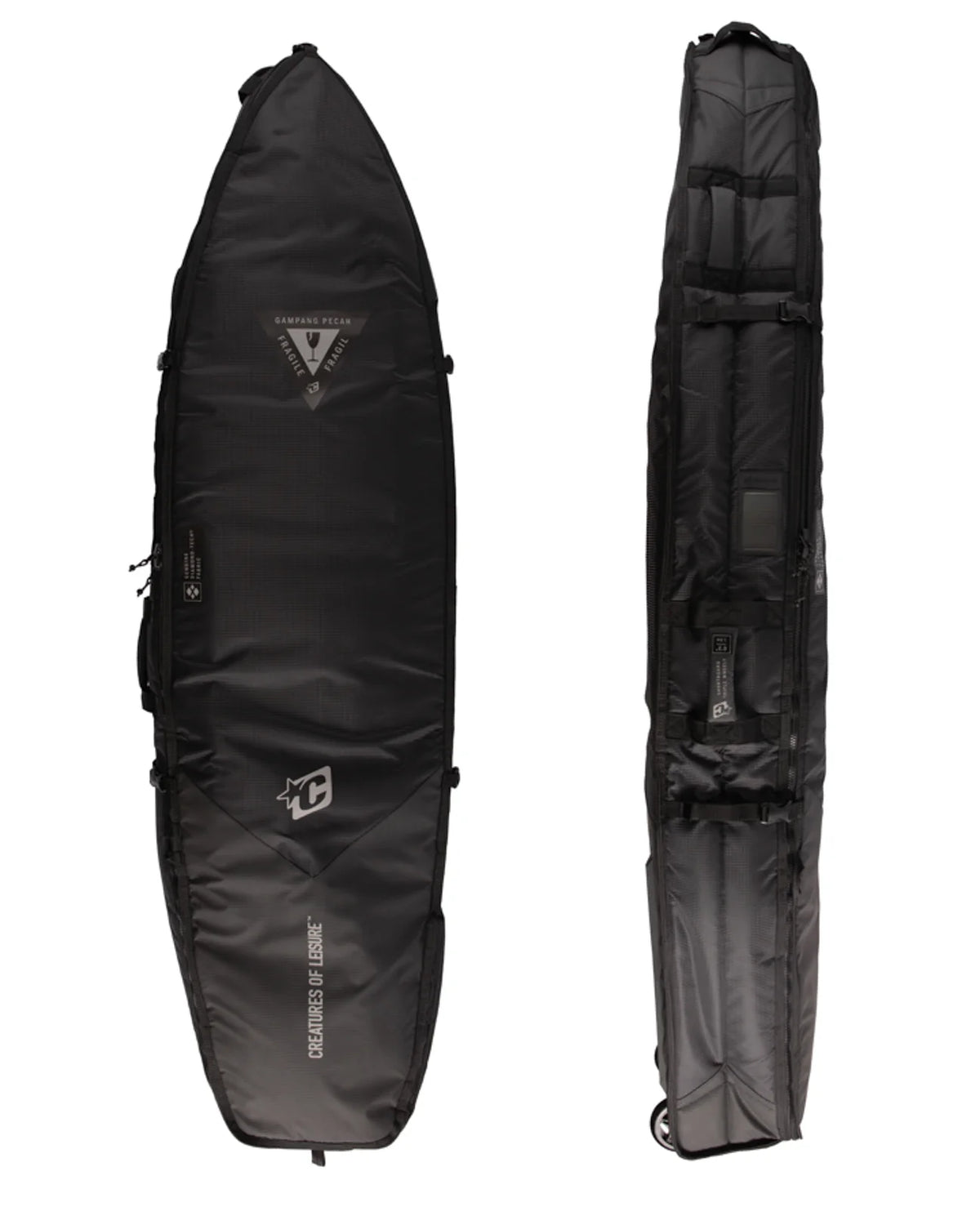 Creatures Shortboard Triple Wheely DT2.0 - Black Silver