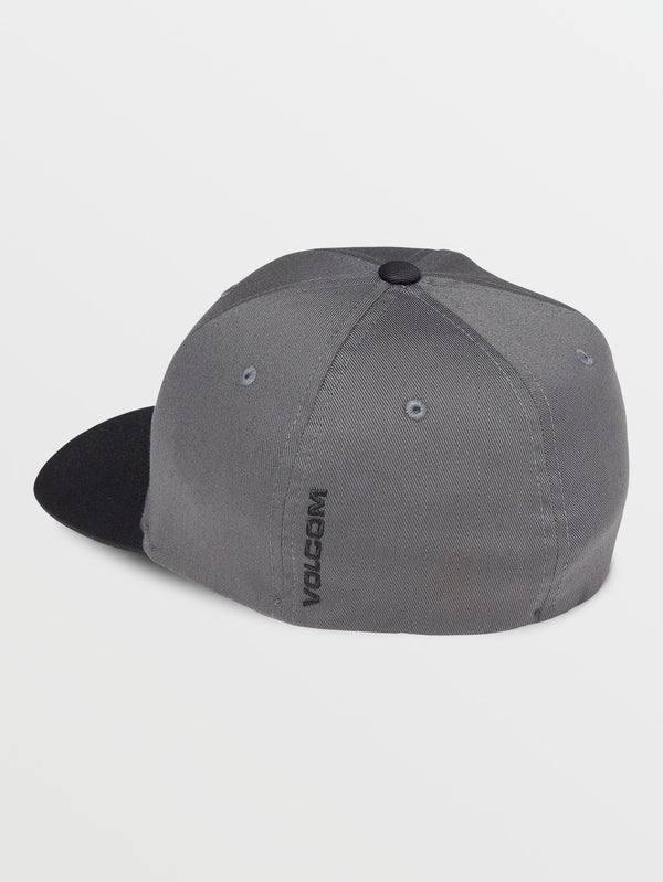 Volcom Full Stone Flexfit Hat - Asphalt Black