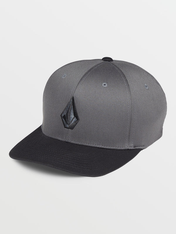 Volcom Full Stone Flexfit Hat - Asphalt Black