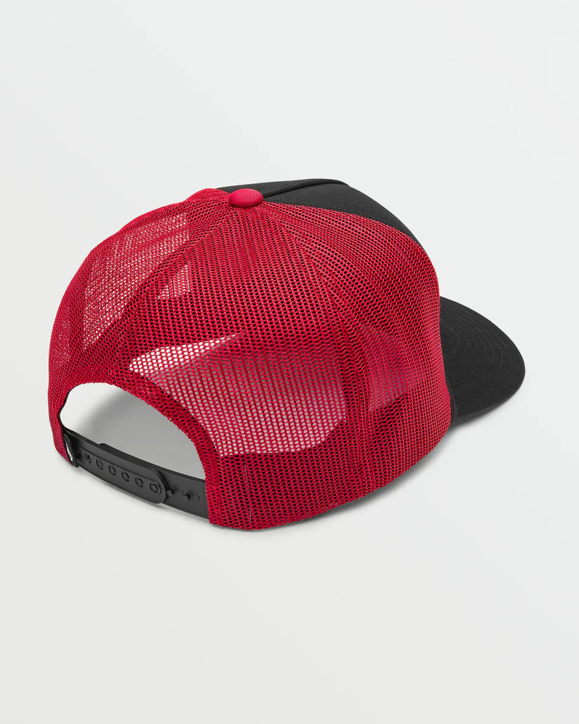 Volcom Shred Deck Trucker Hat - Ribbon Red - Star Surf + Skate