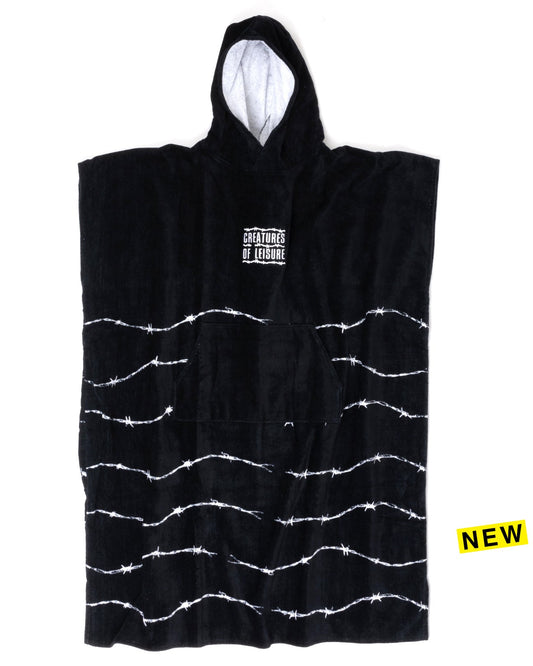 Creatures Barbed Wire Poncho - Black Barbwire - Star Surf + Skate